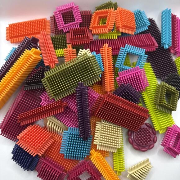 Other - Bristle Blocks Bundle Lot of 50+ pcs Interlocking STEM Preschool Toy
